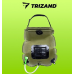 Туристичний душ Trizand 20л з термометром м’який сонячний душ для кемпінгу та подорожей