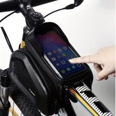 Водонепроникна Велосумка для Телефону з Сенсорною Панеллю та Кріпленням на Раму  Ваш Надійний Супутник у Велоподорожах