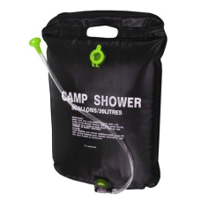 Туристичний душ Trizand Портативний 20 л Чорний Сонячний душ для походів та відпочинку на природі