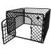 Манеж клітка для собак та дрібних тварин Purlov чорний