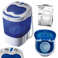 Дорожня Портативна Пральна Машина Adler Travel 3кг Завантаження