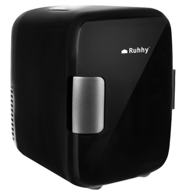Портативний Міні-холодильник Ruhhy 4л для Авто та Подорожей Охолодження і Підігрів 12V/220V