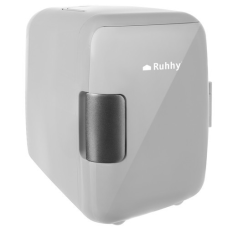 Портативний Міні-холодильник Ruhhy 4л Білий для Авто та Подорожей Охолодження і Підігрів 12V/220V