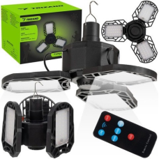 Потужна Кемпінгова Лампа на Сонячній Батареї Trizand 3000лм Пульт ДУ USB IPX4