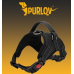 Шлейка регульована зі світловідбивачами для великих собак Purlov до 40 кг L чорна