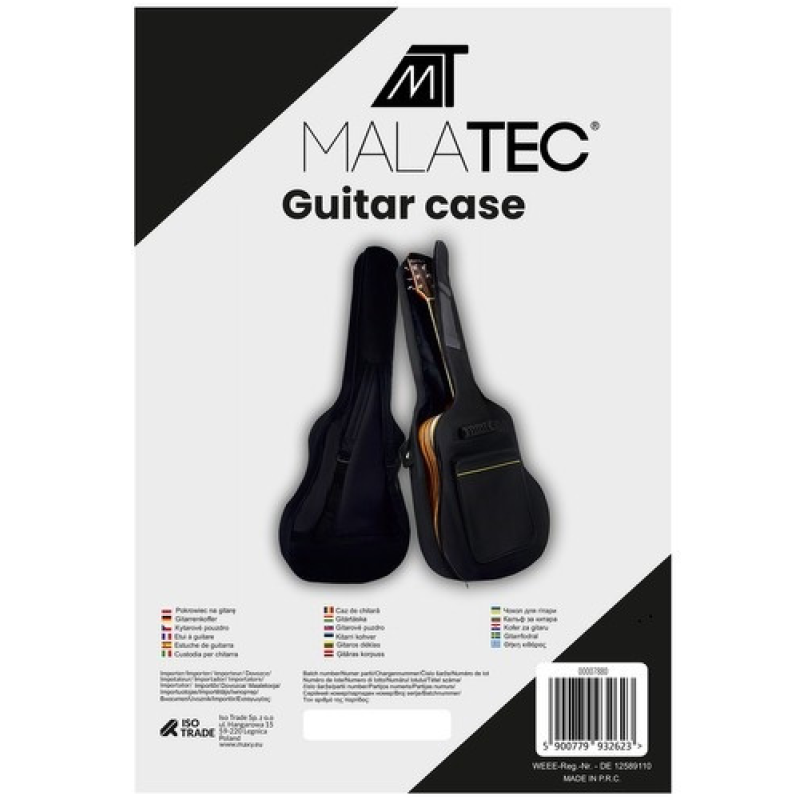 Чохол для гітари надійний захист вашого інструмента Класичний чохол 4/4 4/3 104 см Польща чохол для акустичної гітари