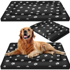 Водонепроникний лежак для собак зі знімним чохлом Purlov 100х70 см чорний