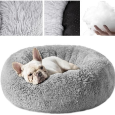 Тепла лежанка для тварин з протиковзким дном Purlov сіра