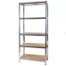 Міцний та великий стелаж для зберігання з 5 полицями 180x90x40 см