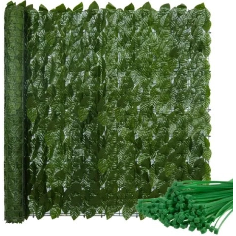Плющ штучний декоративний для оздоблення інтер“єра комплект 6 панелей 300х50см зелений