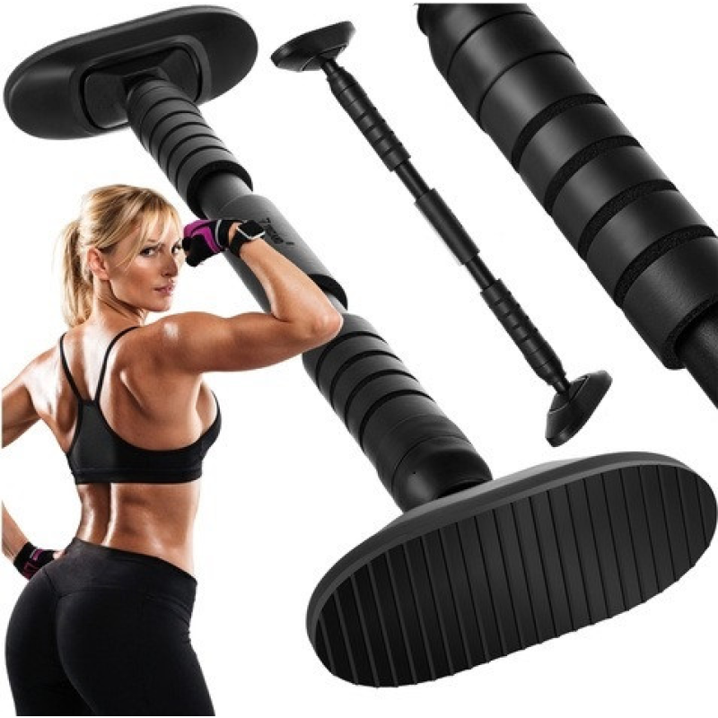 Турнік сталевий регульований для вправ та підтягувань max 180кг ширина дверного отвору 70-100см