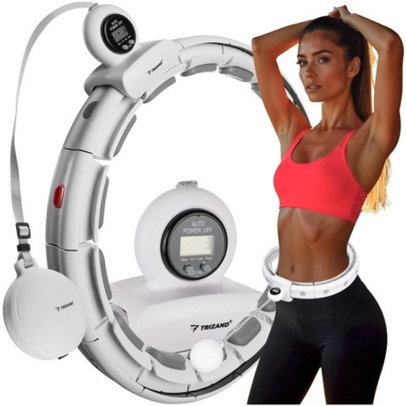 Розумний Обруч з Утяжувачем Шипами та Лічильником для Ефективного Схуднення Ваша Ідеальна Фігура Без Зусиль