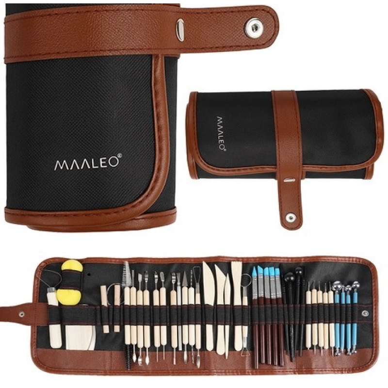 Набір Інструментів для Ліплення та Моделювання 39 предметів XXL Комплект у Кейсі