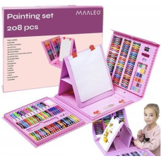 Набір для малювання у валізі 207 елементів Розвивайте творчість без кордонів