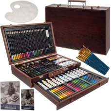 Набір для малювання у валізі 129 предметів Відкрий світ творчості