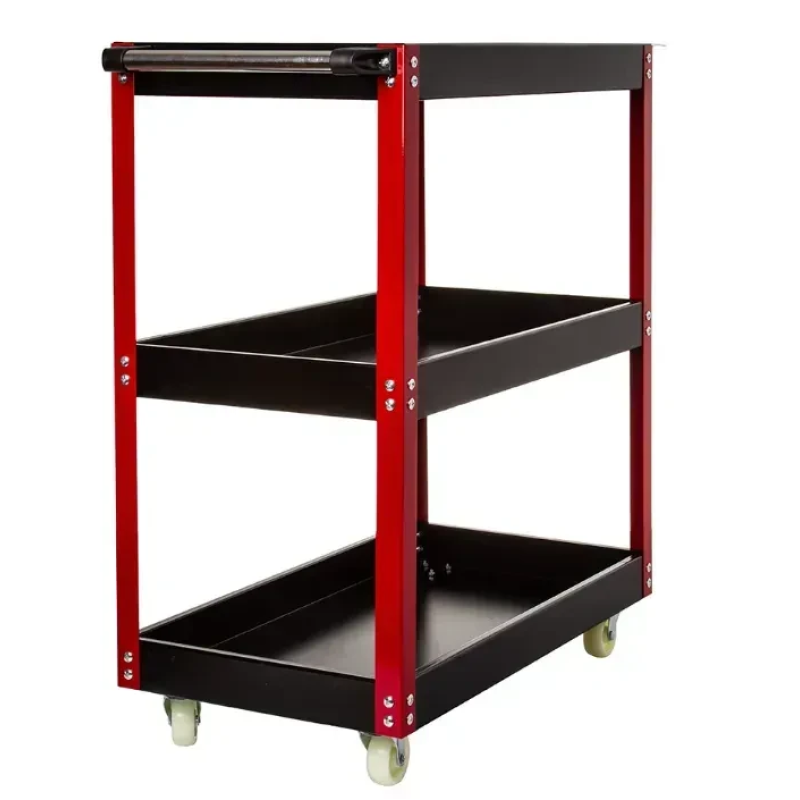 Інструментальний підкатний візок на коліщатках Mar-pol універсальний візок з поличками для майстерні