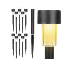 Ліхтарі садові на сонячних батареях комплект з 10 елементів Gardlov 23859