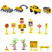 Автомобільна Траса-Конструктор Trizand  Будівельний Майданчик 255 Елементів Машинки Кран