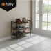 Триярусна Полиця для Взуття Ruhhy 79 см Металевий Органайзер Стиль Лофт