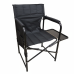 Складаний стілець Комфорт Чорний з твердою полицею ідеальне крісло для риболовлі та пікніка