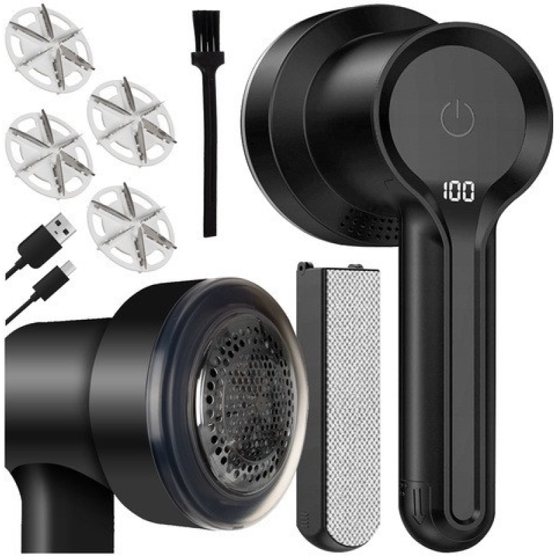 Машинка для видалення катишків зі светрів оббивки та тканин потужна для видалення пуху та ворсу з одягу та меблів