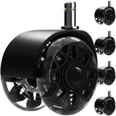 Комплект Коліс Ruhhy для Офісного Крісла 5 шт 2,5 дюйма Безшумні Поліуретанові 11x22 мм