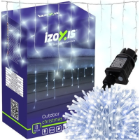 Ялинкові вогні 300 світлодіодів бурульки холодне біле світло 15 м IP44 функція спалаху