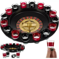 Алкогольна рулетка з набором склянок  ідеальний гаджет для веселих вечірок