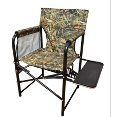 Складаний стілець Комфорт Очерет з твердою полицею посилене крісло для полювання та риболовлі