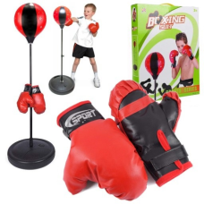 Великий дитячий боксерський набір Груша + Перчатки + Насос Дитячий спорт бокс
