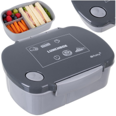 Ланч-бокс 800 мл із герметичною кришкою та паровим клапаном сірий
