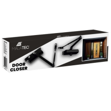 Дверний доводчик з важелем чорного кольору для дверей вагою 35-60 кг Польща