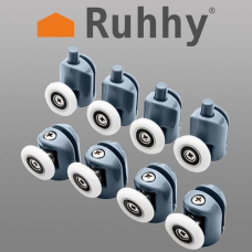 Комплект коліс для душової кабіни 8 шт. Ruhhy комплектуючі для душових кабін коліщата
