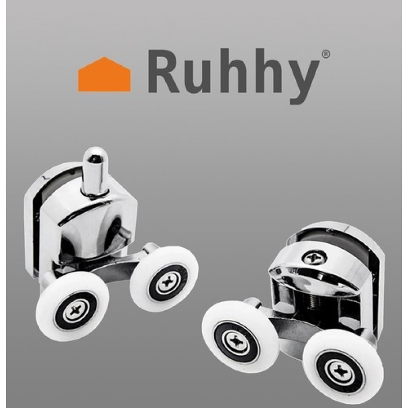 Комплект ролики для душових кабін та гідромасажних боксів 8 шт. Ruhhy ролики для гідромасажних боксів