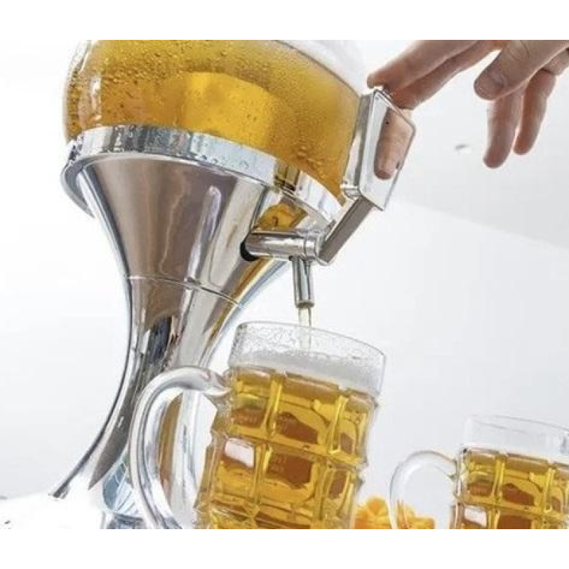 Диспенсер для пива 3,5 л Ruhhy Диспенсер оснащений знімним контейнером для льоду