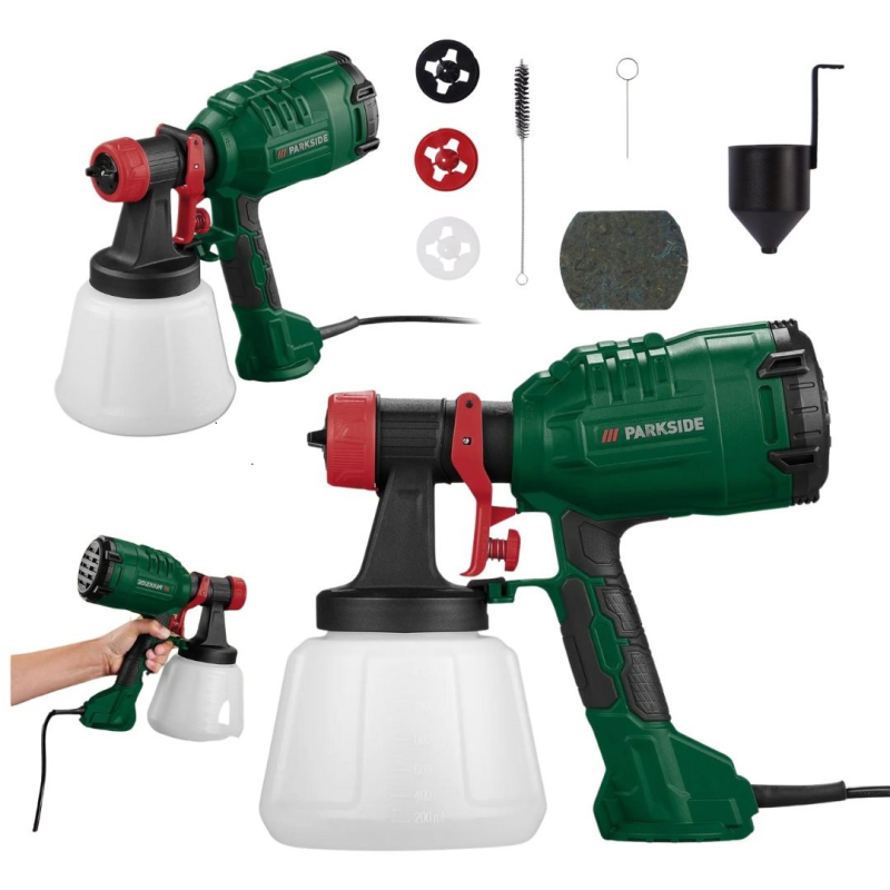 Фарбопульт Parkside HVLP PFS 450 B1 – ідеальний вибір для рівномірного фарбування