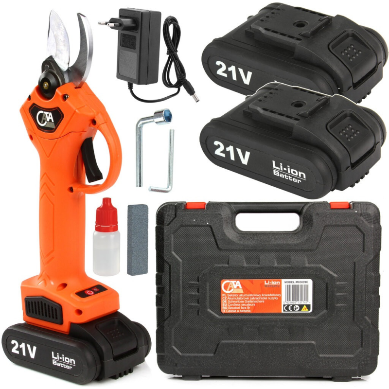 Секатор CATA ® на акумуляторній батареї з наковальнею секатор з лезом з вуглецевої сталі SK5