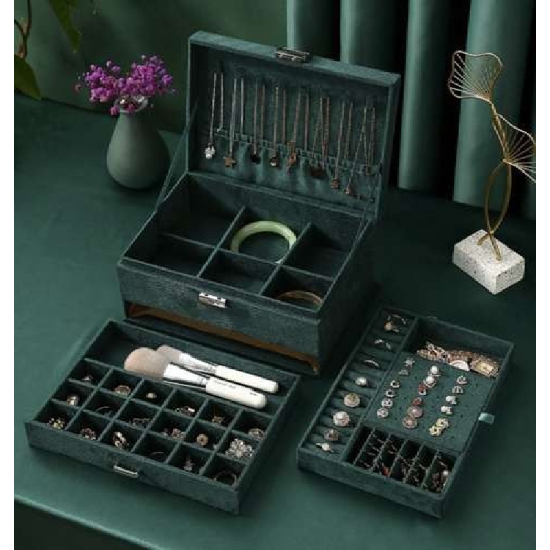 Елегантна шкатулка для ювелірних виробів з ключем ідеальне зберігання ваших коштовностей