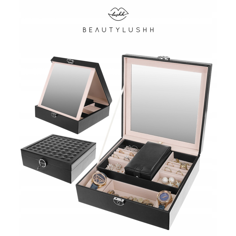 Елегантна шкатулка для прикрас BEAUTYLUSHH – зручне та безпечне зберігання ювелірних виробів